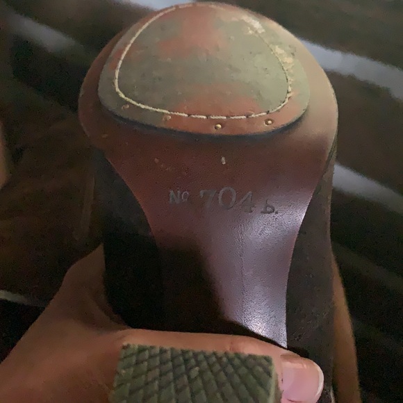 Brown Suede Bootie - Picture 7 of 8